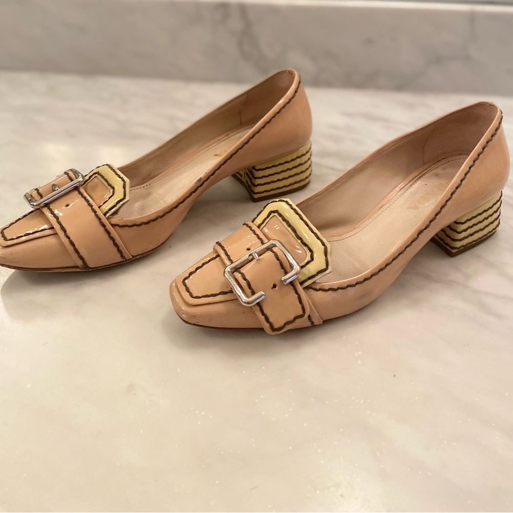 Vintage 1990’s Prada Loafers with buckle - Picture 12 of 16